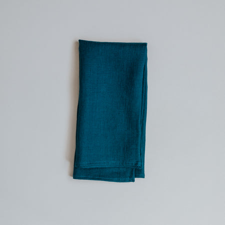Teal Linen Napkin