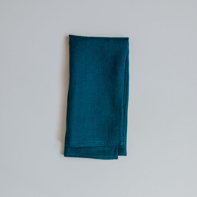 Teal Linen Napkin