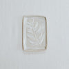 Ceramic Soap Dish, Leaf Print