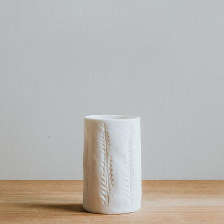 Porcelain Tea Light Holder, Vines