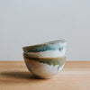 Two Stoneware Snack Bowls in a Stack