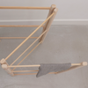 Wooden zig zag drying rack