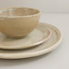 rustic ceramic dinner set, handmade